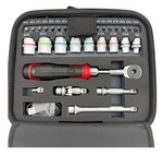 Vessel Tools USA 400ER3-1M | Electric Slim Ratchet Kit