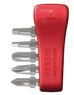 Vessel Tools USA IBMG30K001 | Impact Ball Torsion Bit with Magnetic Charge Holder