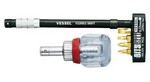 Vessel Tools USA TD6700FX4U | Ratcheting Stubby Screwdriver with Flexible Shaft