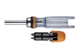 Vessel Tools USA TD6808MGU | Ratcheting Screwdriver with 8-Piece Bit Set