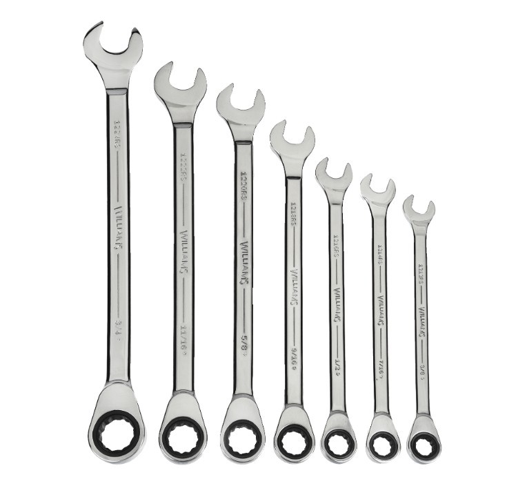 Williams JHW1208RS | 12 Point 1/4In Standard Ratcheting Combination Wrench