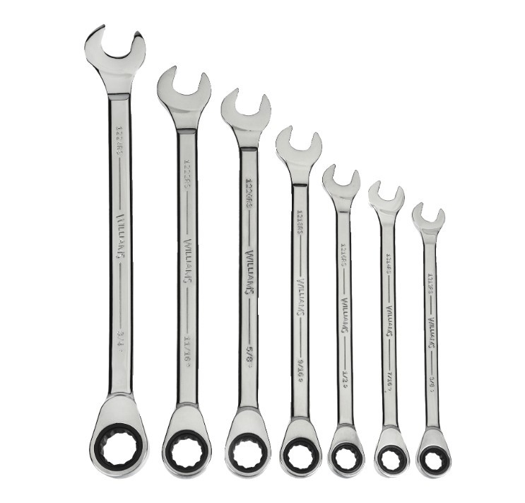 Williams JHW1222RS | 12 Point 11/16In Standard Ratcheting Combination Wrench