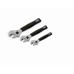 Williams 13343 | 3 Pc. Ratchet Adjustable Wrench Set, Chrome, Comfort Grip, Vinyl Pouch