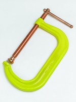 Williams JHW20012 | Drop Forged C-Clamps, Yellow, Copper Plated Screw