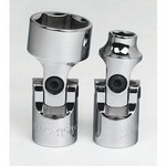 Williams 31533 | 3/8 Drive Universal Socket, High Polished Chrome Finish, 6 Point 13 mm
