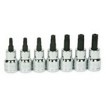Williams 31912 | 3/8 Drive Tamper-Resistant Torx Bit Socket Set, 7 Pieces