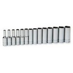 Williams 31936 | 3/8 Drive Deep Socket Set, 12 Point, Metric, 14 Pieces