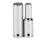Williams JHW32412-TH | 1/2 Drive Deep T H Socket 12 Point 3/8 In