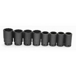 Williams 33932 | 3/4 Drive Deep Socket Set, 6 Point, Metric, 15 Pieces