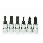 Williams 35040 | 1/4 Drive Slot Bit Socket, High Polished Chrome Finish, 5/32