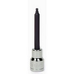 Williams 35131 | 3/8 Drive Ball Hex Long Bit Socket, High Polished Chrome Finish 9/64