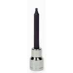 Williams 35135 | 3/8 Drive Ball Hex Long Bit Socket, High Polished Chrome Finish 1/4