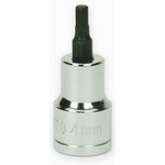 Williams 35172 | 3/8 Drive 6 mm Hex Bit Socket, High Polished Chrome Finish