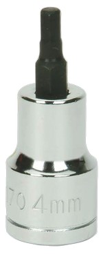 Williams 35173 | 3/8 Drive 7 mm Hex Bit Socket, High Polished Chrome Finish