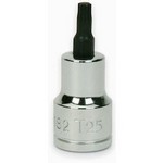 Williams 35182 | 3/8 Drive Torx Bit Socket, High Polished Chrome Finish T25