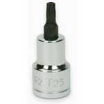 Williams 35193 | 3/8 Drive Tamper Resistant Torx Bit Socket, High Polished Chrome Finish T27