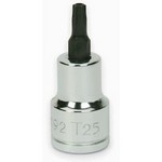 Williams 35197 | 3/8 Drive Tamper Resistant Torx Bit Socket, High Polished Chrome Finish T47