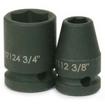 Williams JHW37112 | 1/2 Drive Shallow Impact Socket, 6 Point, 3/8