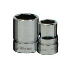 Williams B-616 | 3/8 Drive Shallow Socket, High Polished Chrome Finish, 6 Point, 1/2