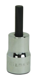 Williams BA-7A | 3/8 Drive Hex Bit Socket, High Polished Chrome Finish, 7/32