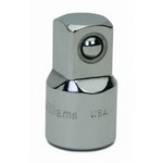 Williams BS-130 | 3/8 Drive Adaptors, Chrome Finish, 1/2 Male x 3/8 Female