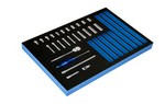 Williams JHWFWSM-26HF | 27 piece 1/4 Drive 6 Point SAE Standard Socket and Drive Tool Set in 1/3 Foam Drawer Insert