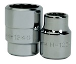 Williams H-1224 | 3/4 Drive Shallow Socket, High Polished Chrome Finish, 12 Point, 3/4