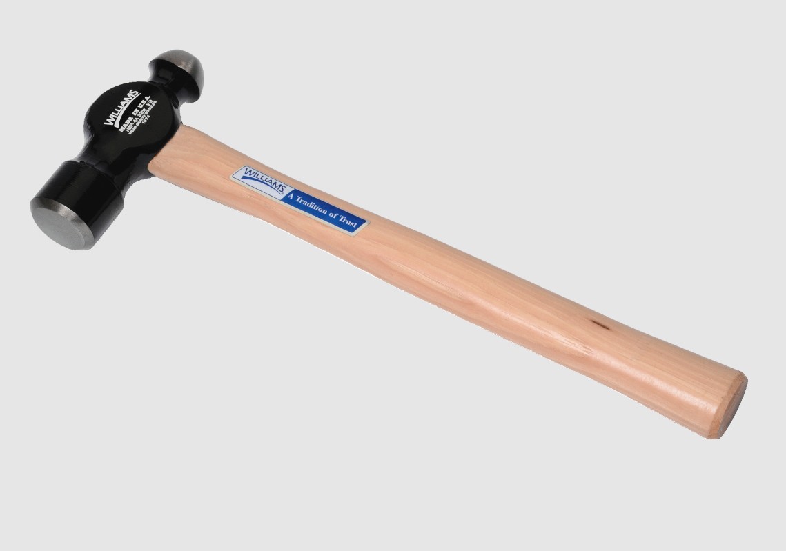 Williams JHWHBP-3-0A | 8 Oz Hickry Handle Ballpein Hammer