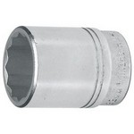 Williams HM-1246 | 3/4 Drive Shallow Socket, High Polished Chrome Finish, 12 Point, 46 mm