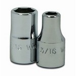 Williams M-614 | 1/4 Drive Shallow Socket, 6 Point, 7/16