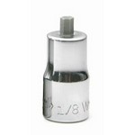 Williams MA-4SA | 1/4 Drive 1/8 H Hex Bit Socket, High Polished Chrome Finish,