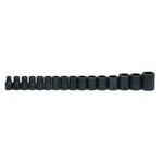 Williams MS-4-16RC | 1/2 Drive Impact Socket Set, 6 Point, 16 Piece