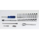 Williams MSM-30HF | 1/4 Drive Socket/Tool Set,6 Point, 30 Pieces, in Keep Safe Foam,