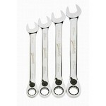 Williams MWS-4RC | Ratcheting Combination Wrench Set, 4 Piece, Metric