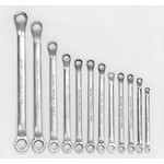 Williams MWS-BWM12 | Double Head 10° Offset Box End Wrenches, 12 Piece Set