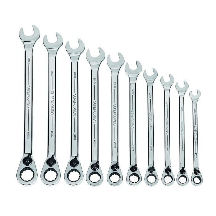 Williams JHWMWS10RCU | 10 PC Rev Rat Wrench  Set 10mm-19mm