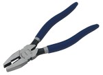 Williams PL-209X | Industrial Grade Linesman's Pliers, New England, Supplied with Double Dipped Plastic Handles, 9-1/2
