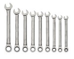 Williams JHWS-1120NRC | 9 PC Combo Rat Wrench Set 1/4 Inch 3/4