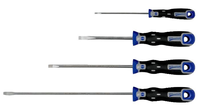 Williams JHWSPRS-4C | Cabinet Screwdriver Set 4 Piece