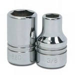 Williams ST-612 | 1/2 Drive Shallow Socket, 6 Point, 3/8