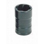 Williams TS38551 | 3/8 Drive Turbosocket Salvage Socket, Black Industrial Finish, 14 mm