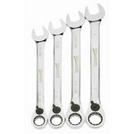 Williams WS-1164RC | Ratcheting Combination Wrench Set, 4 Piece, SAE