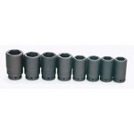 Williams WS-16-7H | 3/4 Drive Deep Impact Socket Set, 6-Point, SAE, 7 Pieces, Black Industrial Finish