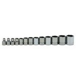 Williams WSB-13HRC | 3/8 Drive Shallow Socket Set, 6 Point, 13 Pieces