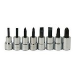 Williams WSBSP-8RC | 3/8 Drive Screwdriver Bit Socket Set, 8 Pieces