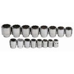 Williams WSH-16RC | 3/4 Drive Shallow Socket Set, 12 Point, SAE, 12 Pieces