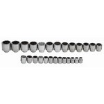 Williams WSH-26RC | 3/4 Drive Shallow Socket Set, 12 Point, SAE, 26 Pieces