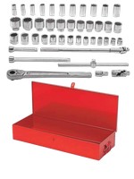 Williams WSH-43 | 3/4 Drive Socket and Drive Tool Set, 12 Point, SAE, 43 Piece