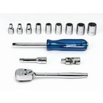 Williams WSM-13F | 1/4 Drive Socket/Tool Set,12 Point, 13 Pieces, in Keep Safe Foam,