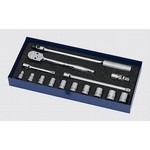 Williams WSS-15FTB | 1/2 Drive Socket/Tool Set, 12 Point, 15 Piece with Tool Box